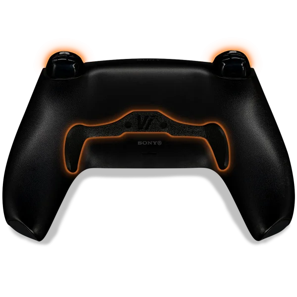 PS5 DualSense Midnight Black mit Pro-Paddle (2 Tasten) und Smart Triggern, Rückseite