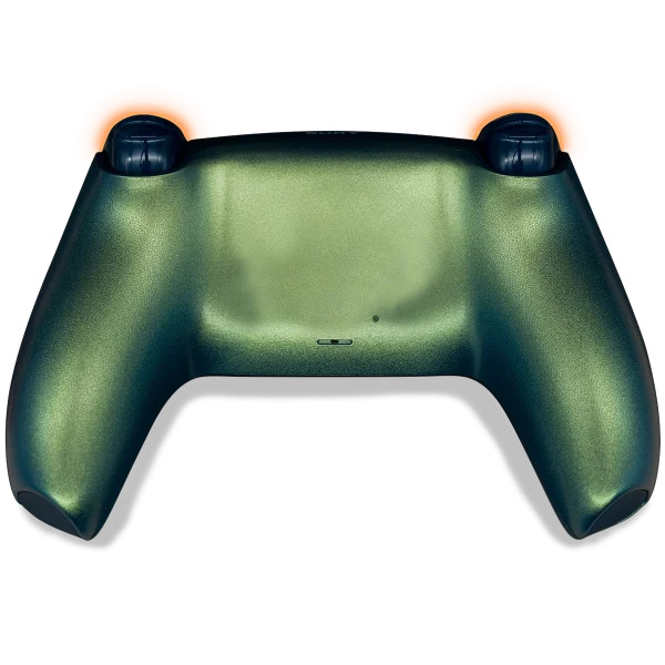 PS5 DualSense Chroma Teal mit TMR-Sticks und Smart Triggern (Mausklick), Rückseite