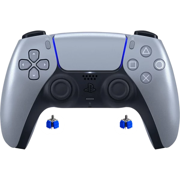 PS5 DualSense Sterling Silver mit TMR-Sticks