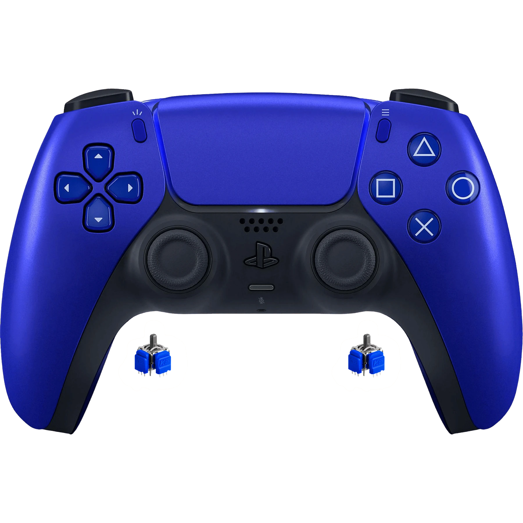 PS5 DualSense Controller mit TMR Sticks – Cobalt Blue | Kein Stick Drift – Produktbild PS5 DualSense Controller mit TMR Sticks – Cobalt Blue | Kein Stick Drift