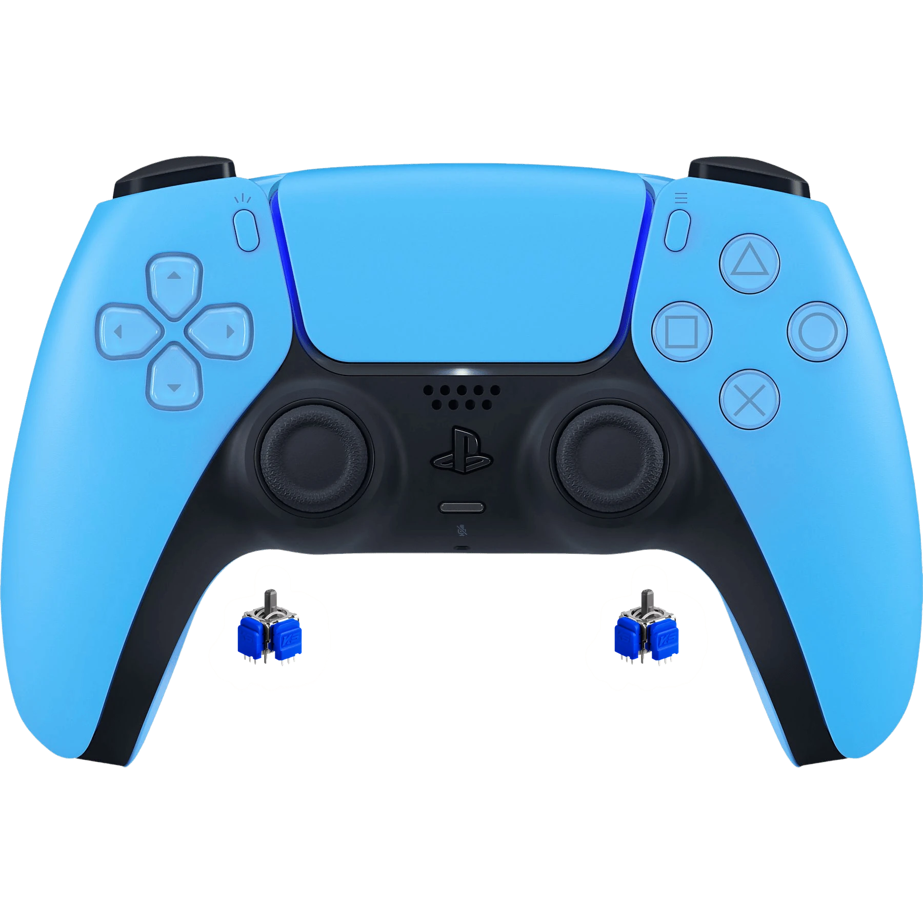 PS5 DualSense Controller mit TMR Sticks – Starlight Blue | Kein Stick Drift