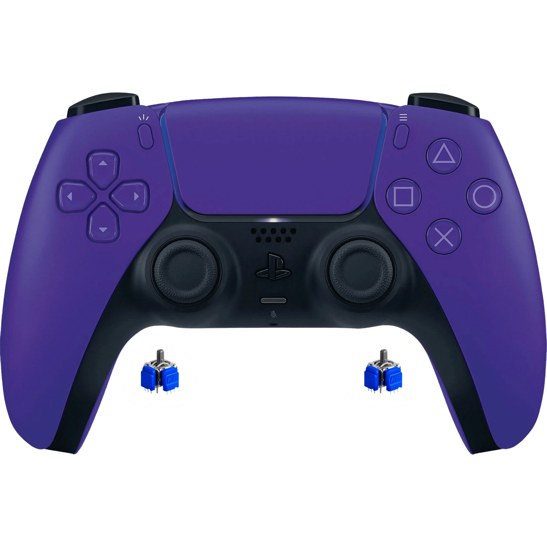 PS5 DualSense Controller mit TMR Sticks – Galactic Purple | Kein Stick Drift