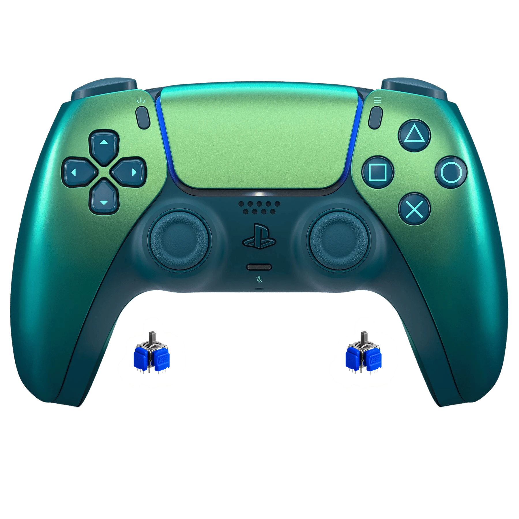 PS5 DualSense Controller mit TMR Sticks – Chroma Teal | Kein Stick Drift