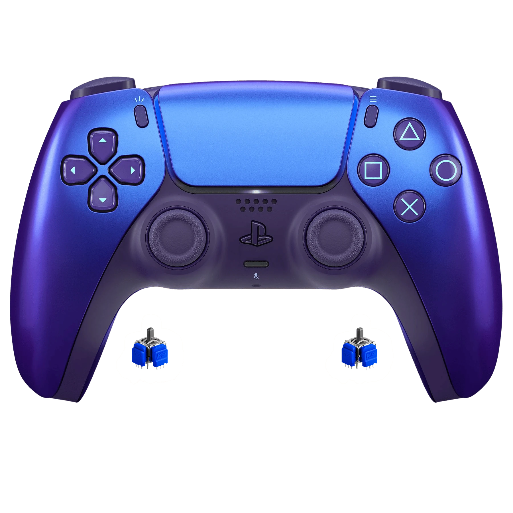 PS5 DualSense Controller mit TMR Sticks – Chroma Indigo | Kein Stick Drift