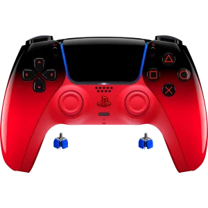 PS5 DualSense Controller mit TMR Sticks – Techno Red | Kein Stick Drift
