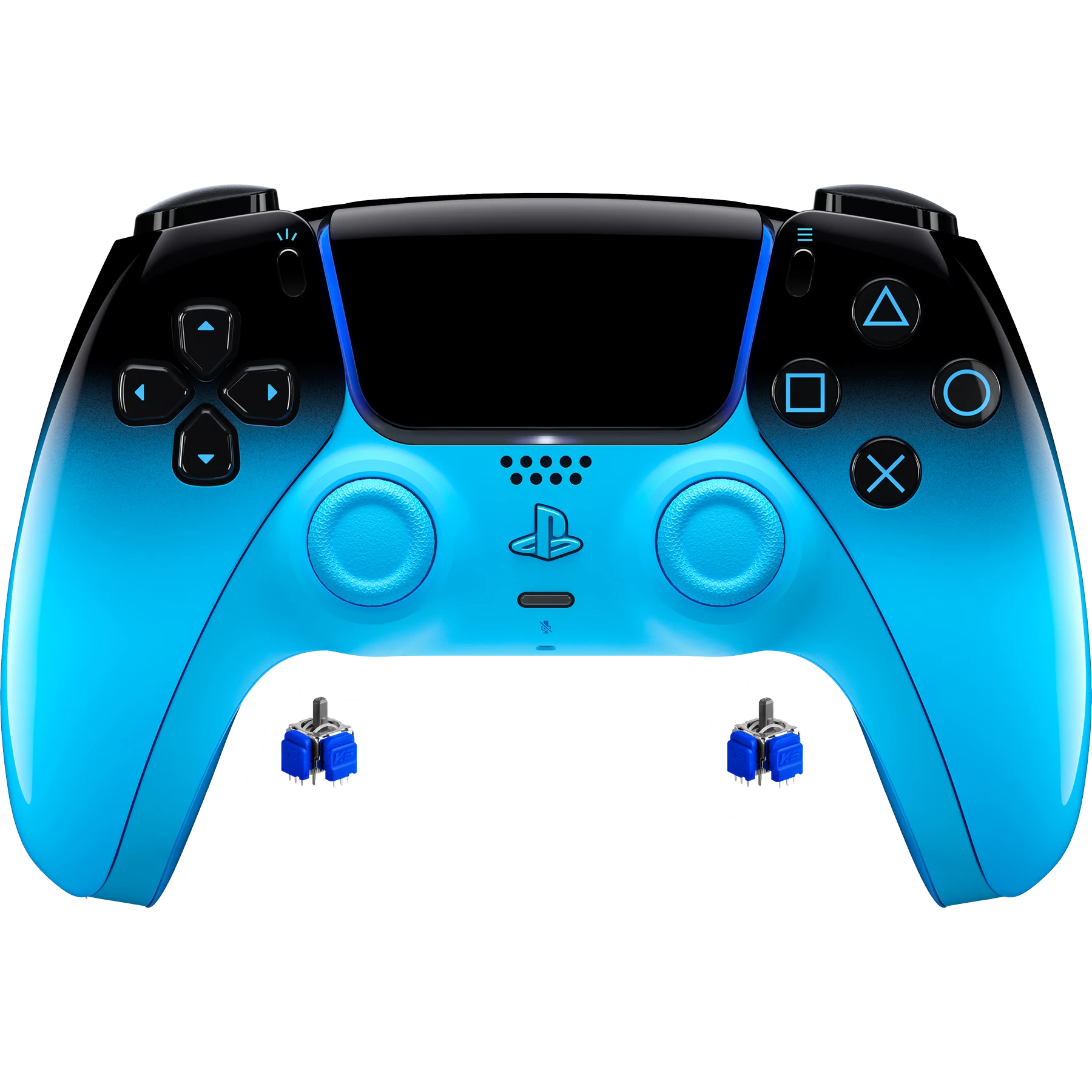 PS5 DualSense Controller mit TMR Sticks – Rhythm Blue | Kein Stick Drift – Produktbild PS5 DualSense Controller mit TMR Sticks – Rhythm Blue | Kein Stick Drift